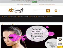 Tablet Screenshot of cosmeticclub.es